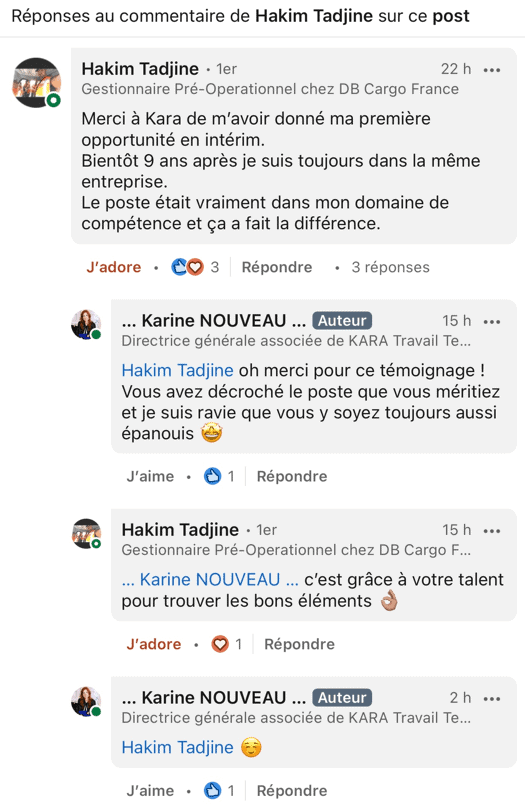 échange avec Hakim, ancien intérimaire chez Kara